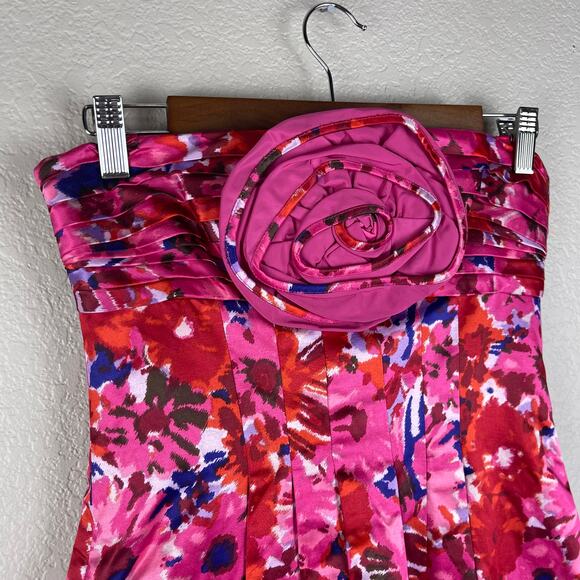 BCBGMaxAzria Strapless Bubble Cocktail Dress S 2 - Picture 3 of 4